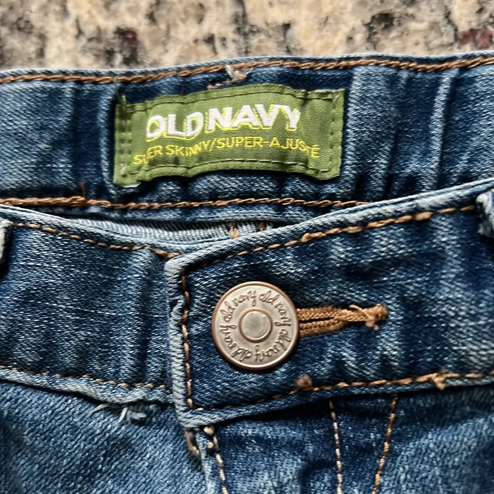 Old Navy Blue Denim 5 Pocket Skinny Childs Jeans Size 8